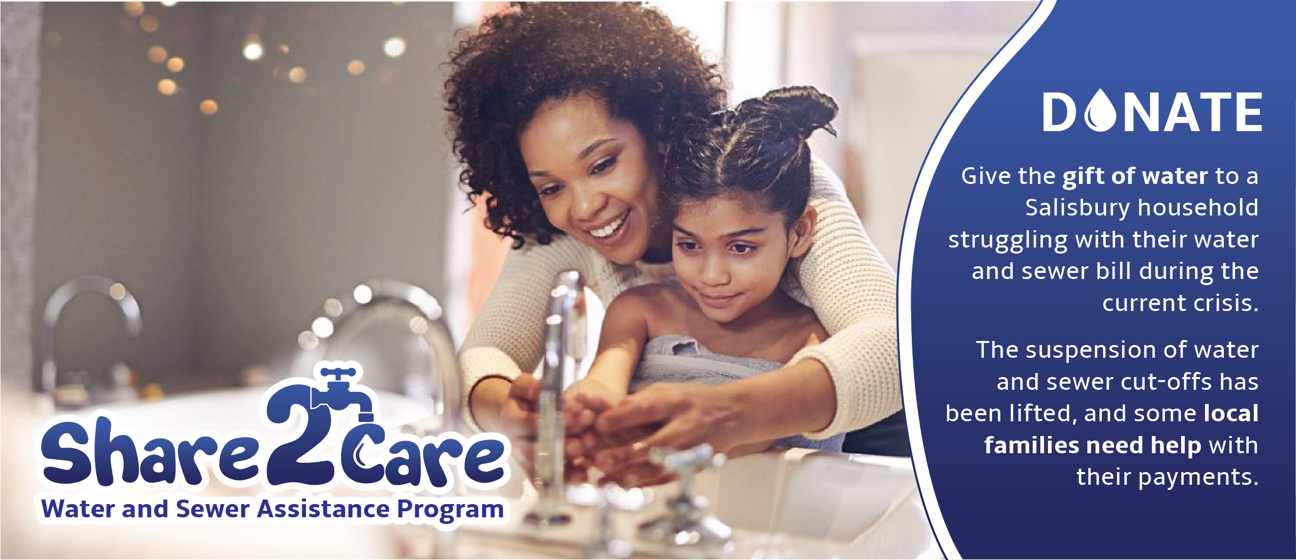 Share2Care program allows residents to donate money towards water and sewer funds to benefit local families in need