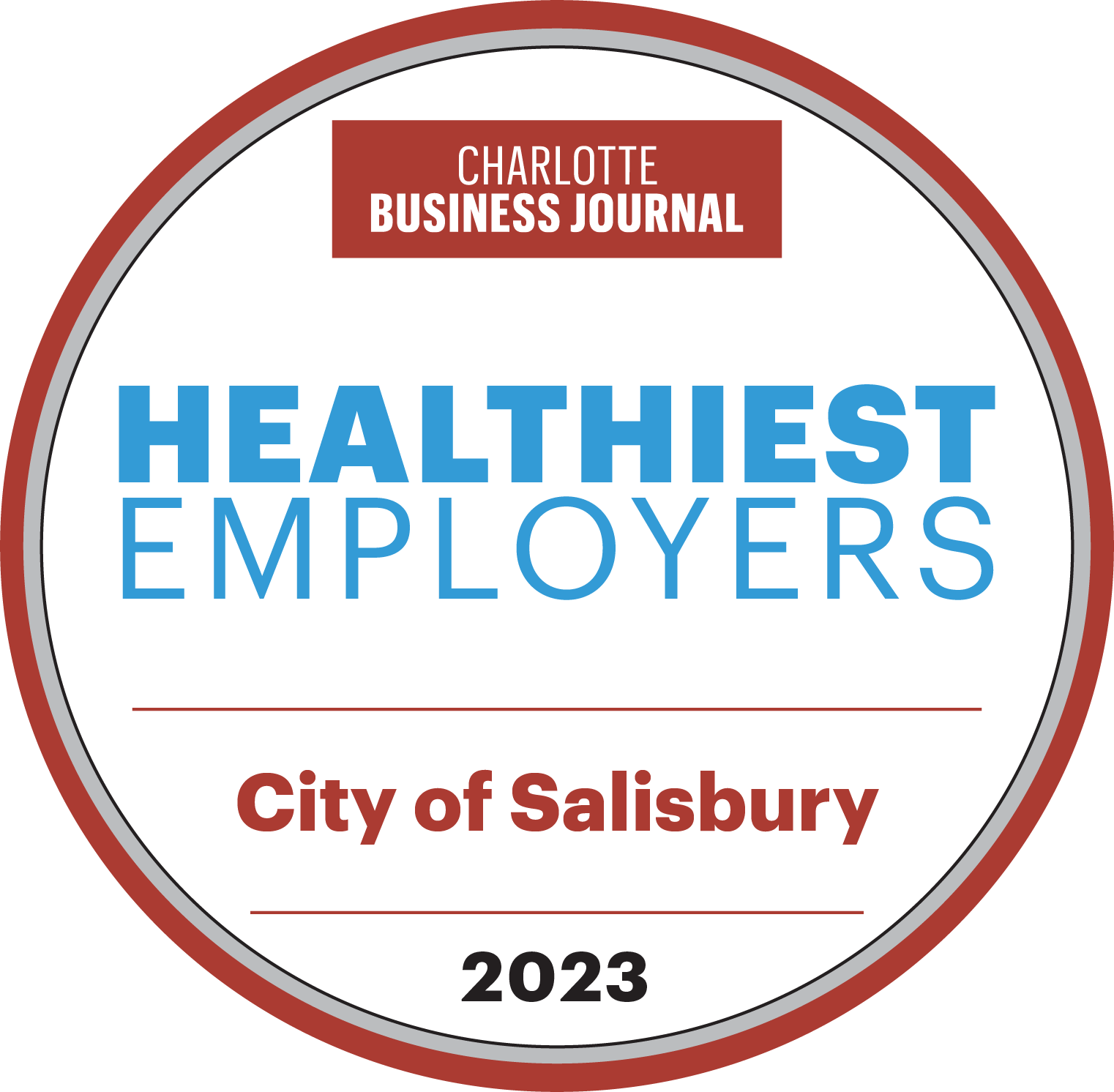 Healthiest Employers 2023 Award Badge