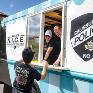 The Salisbury Police Department's ice cream truck